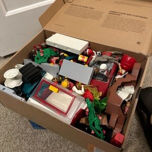 Lot of Playmobil Figures including Bakery Shop Set in FULL